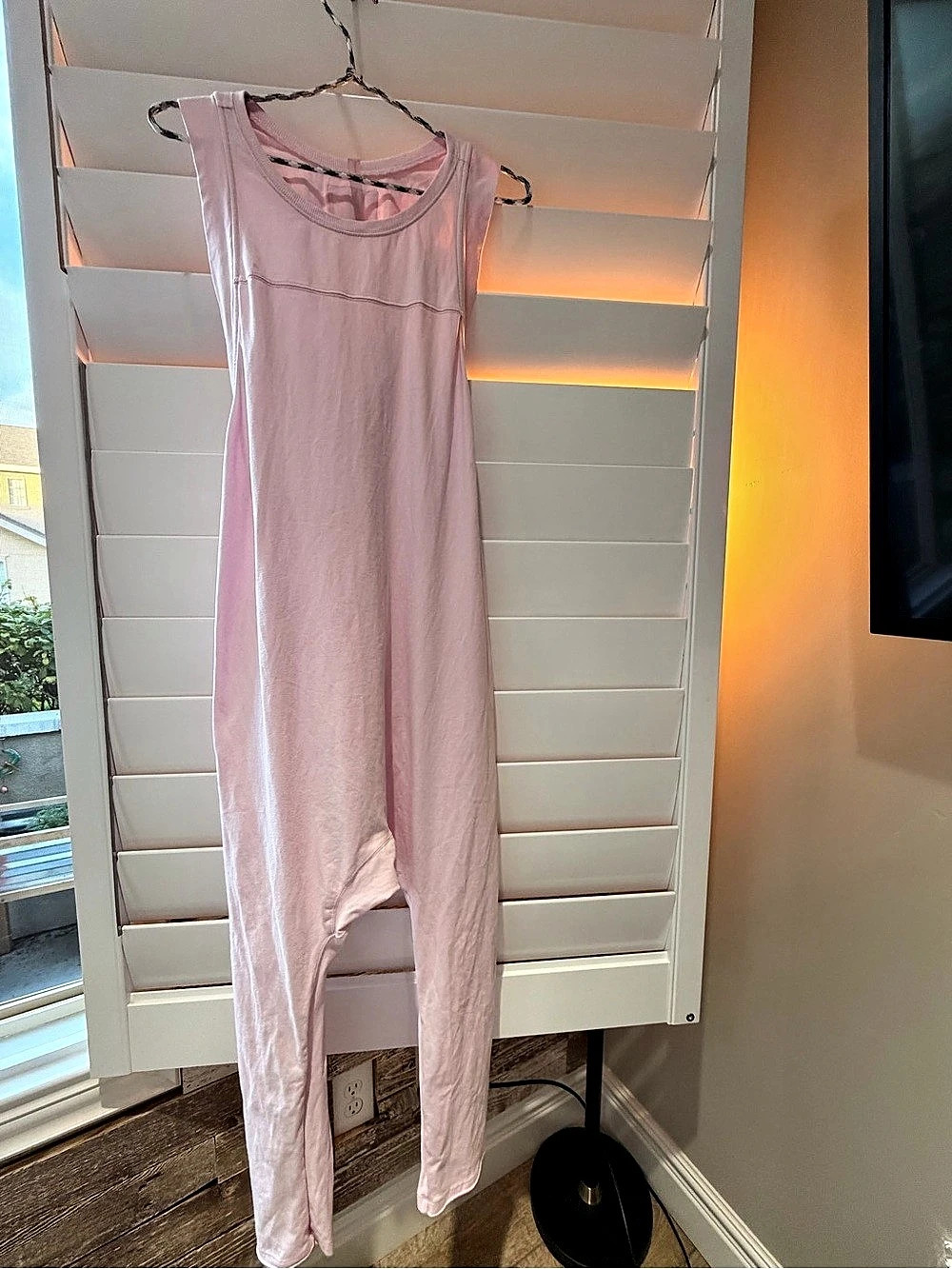 Free People Hot Shot Twisted Onesie Pink Jumpsuit